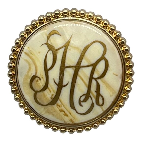 Lindsay Phillips Interchangeable Snaps Monogrammed HR Hazel SNAP106 One Size - Picture 2 of 6
